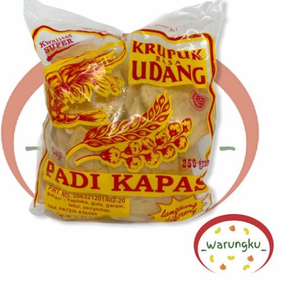 

4.4 FLASH SALE Kerupuk Udang Padi Kapas 250gr ASLI INDRAMAYU padikapas