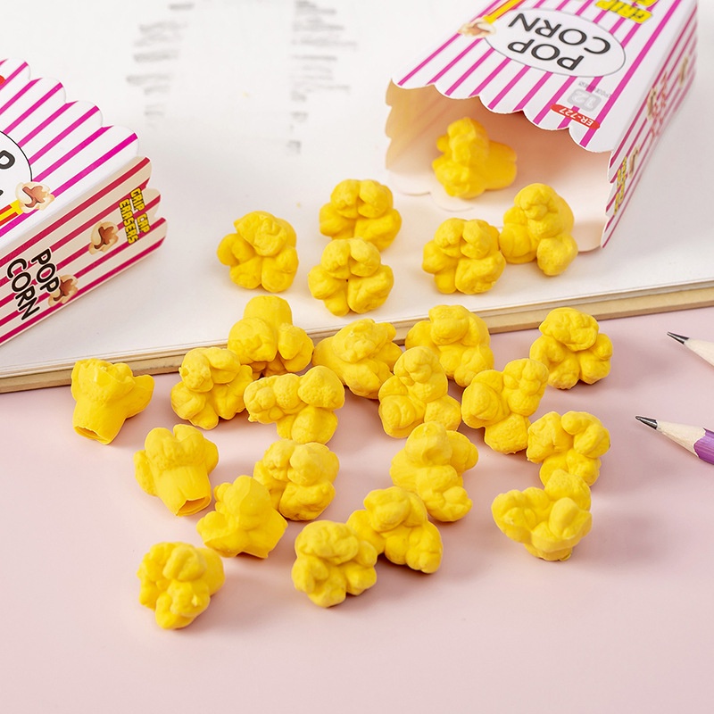

D3W! Agftoys Penghapus Pensil Model Pop Corn Lucu Keren