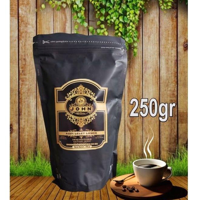 

(H-F3F(✔) Kopi Lelet Lasem John Coffee 250gr murah