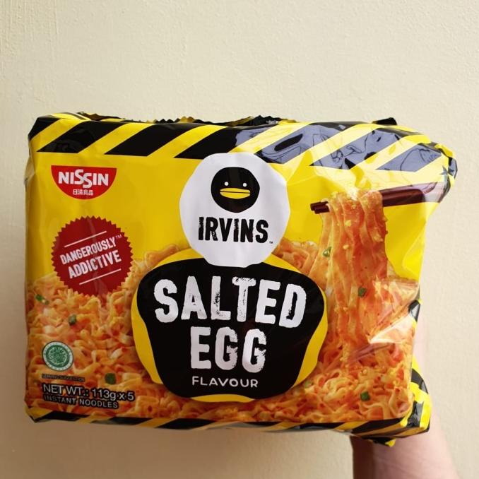 

Bungkus Nissin Irvins Noodle Salted Egg Spicy Salted Egg