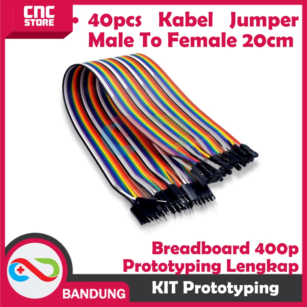 PAKET LENGKAP BREADBOARD KIT PROTOTYPING MB102 400P