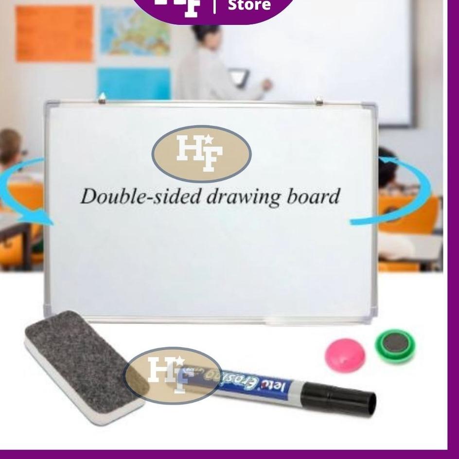 

ㅕ Whiteboard 30 x 50/ Papan Tulis White Board / White Board / Papan Tulis / Papan Tulis White Board Anak / Whiteboard / Board / Papan Tulis Putih / Papan Tulis Ukuran 30 x 50 ☞