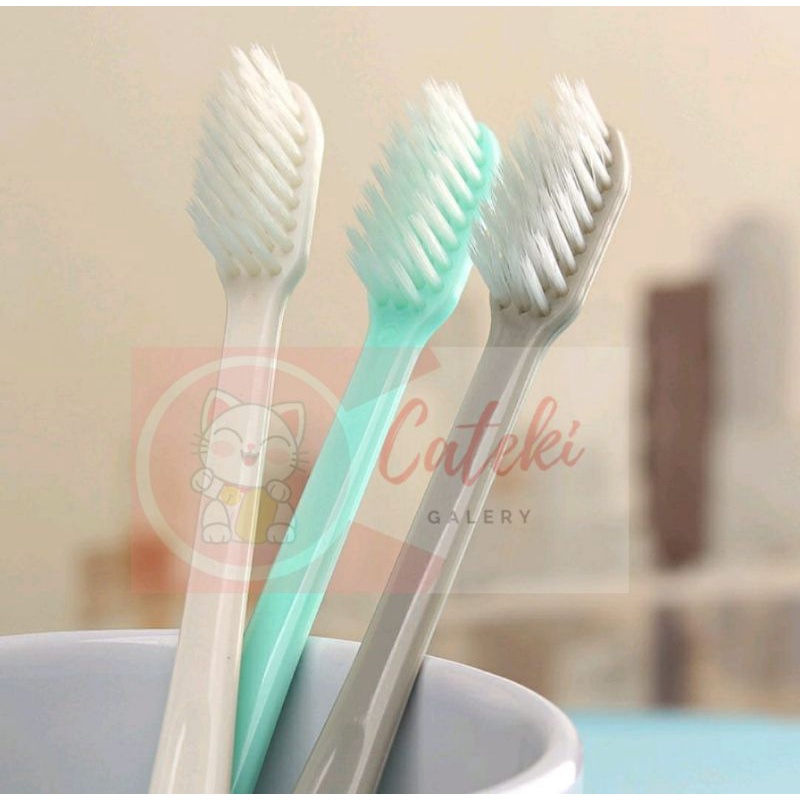 [CTK] PROMO SIKAT GIGI ANAK / DEWASA 1 PC ATAU  1 SET 10 PCS / TOOTHBRUSH DOUBLE CARE SENSITIVE SOFT- SWEET BARU MURAH SIKAT GIGI TRAVEL