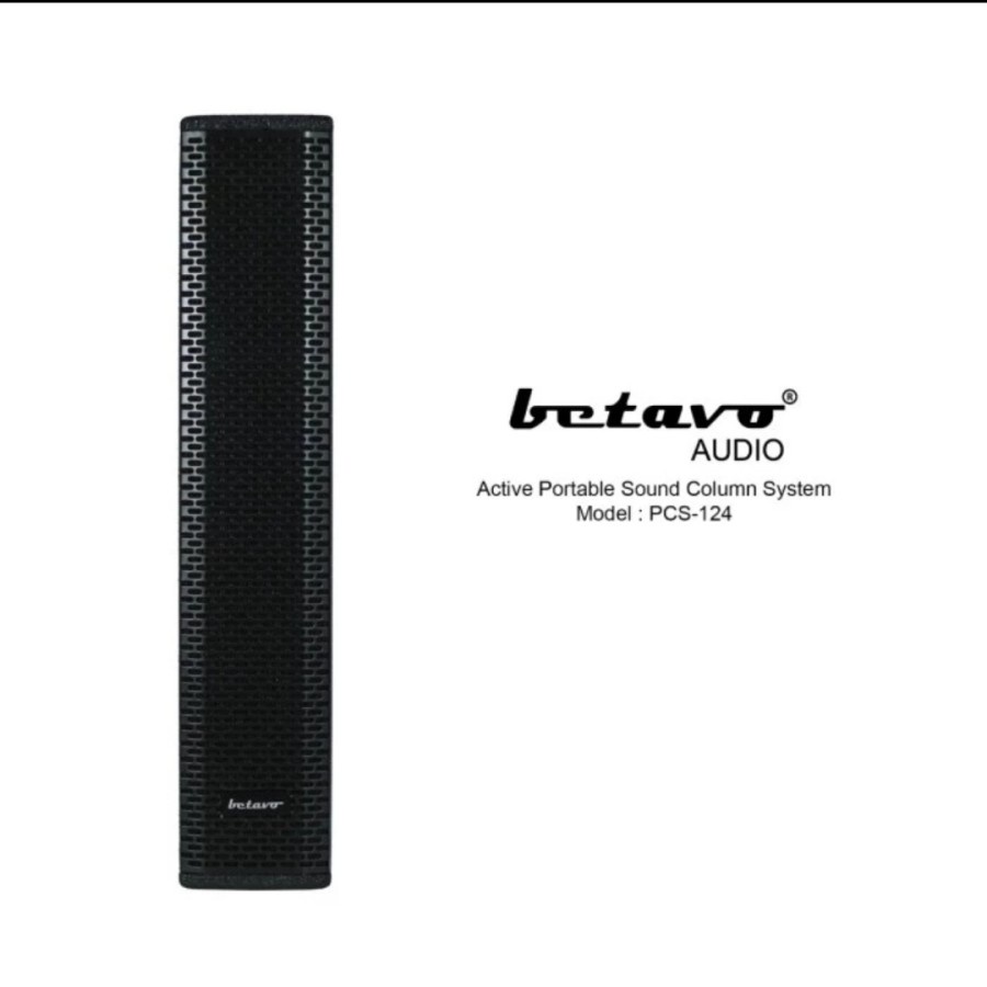 Speaker aktif column betavo pcs124 aktive satelite portable pcs 124