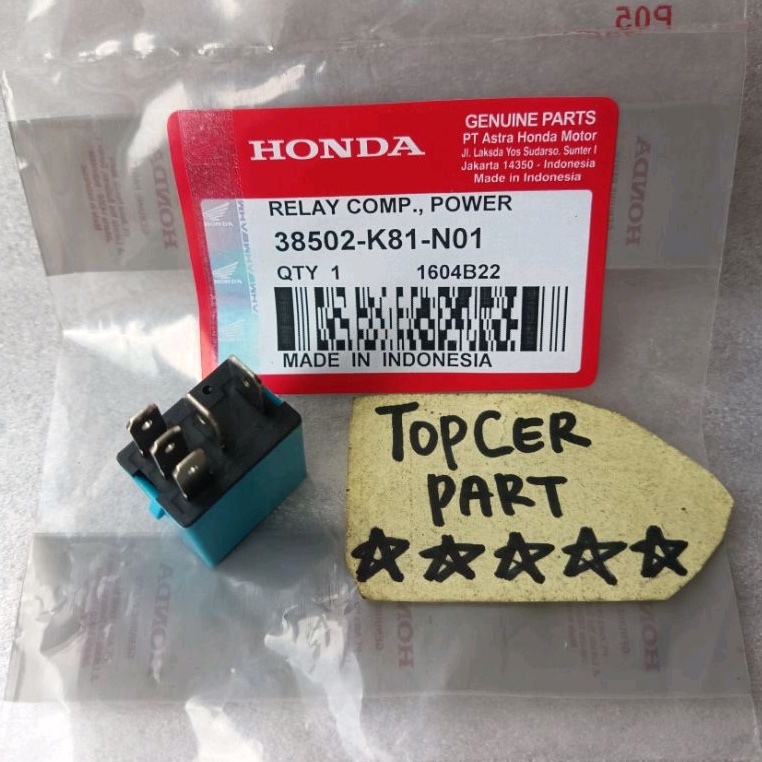 Relay Kaki 5 Honda Beat Esp Relay Stater Beat Pop Beat Street Scoopy Esp