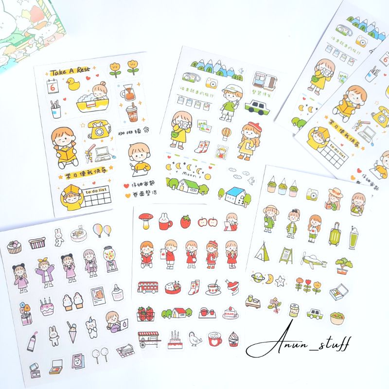 

Stiker Kartun Mini Sticker Mini Cartoon 9x12cm