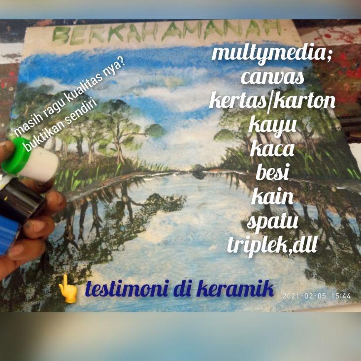

[S-5O ☛] cat lukis acrilik 50ml satuan-paling laris