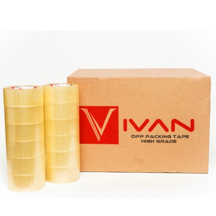 

Lakban Bening 2Inch x 72 Yrd Khusus Gojek / Grab