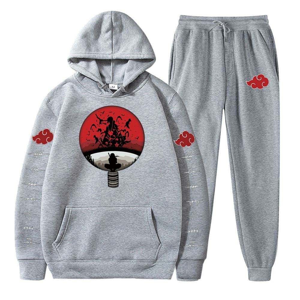 BISA COD/JHOSE/STELAN UCHIHA/SET HOODIE DAN CELANA CELANA JOGGER