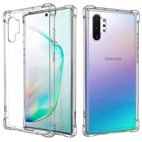 Samsung Note 10 / Note10 Plus Anti Crack Fuze Mika Case Bumper Fiber Anti Creck Softcase Hard Case Note 10 +