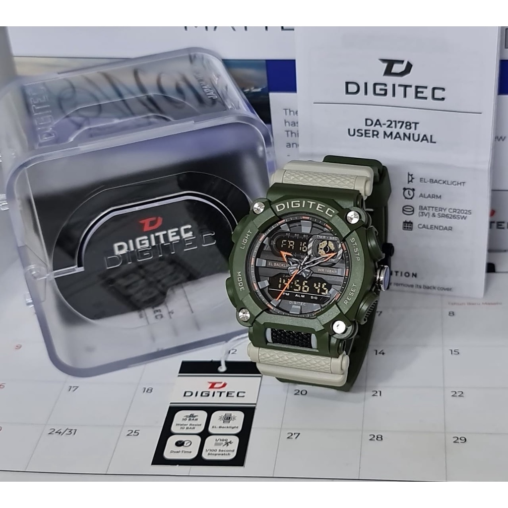 Jam Tangan Pria Digitec 2178T Original