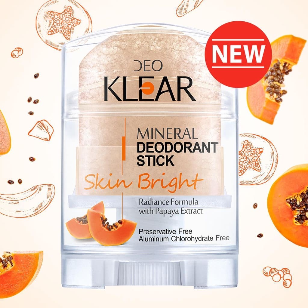 [TERMURAH] DEO KLEAR Mineral Deodorant Stick 70 gr | Win Metawin Brightwin | Browit.id