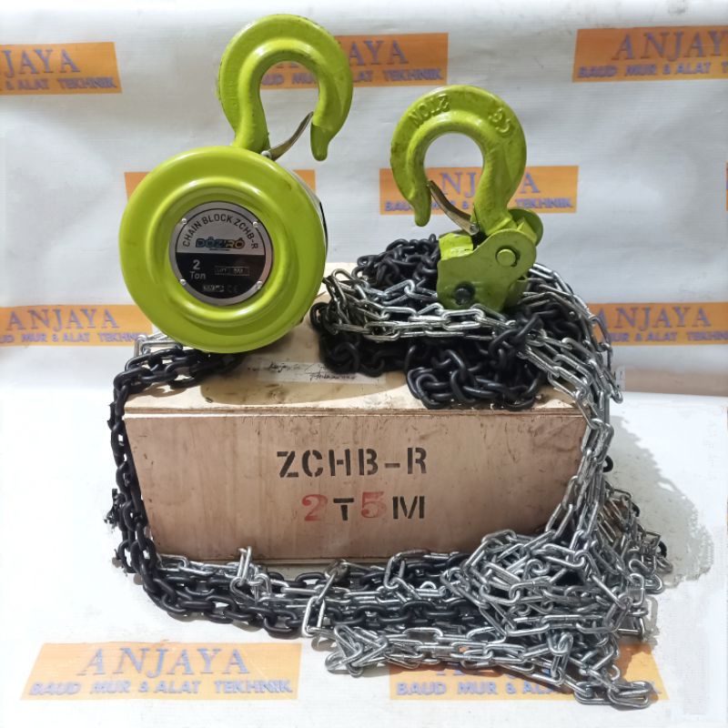 DOZIRO Chain Block 2 Ton x 5 Meter ZCHB - R / Alat Angkat/Katrol Bulat