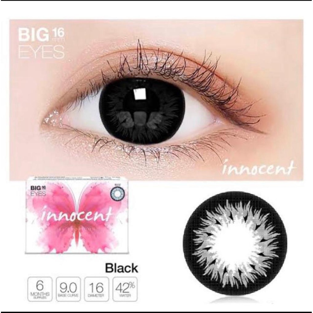 Softlens X2 INNOCENT BROWN / GRAY / BLACK / BLUE Normal Soflen Soflens