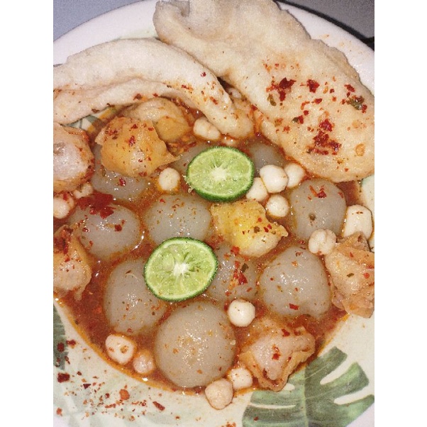 

Baso Aci ayam suir pedas daun jeruk (kemasan vakum)
