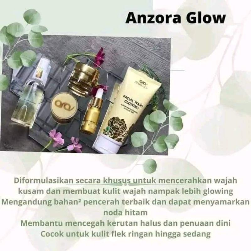 ANZORA /anzora glow/paket anzora /glowing