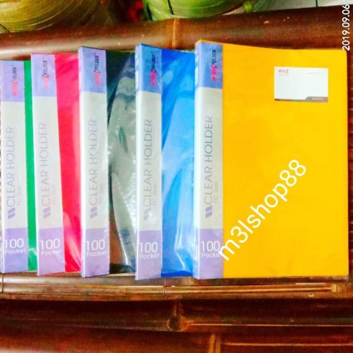 

HOT PROMO Clear holder 100 lbr /map plastik /dokumen keeper 100 lbr folio/f4