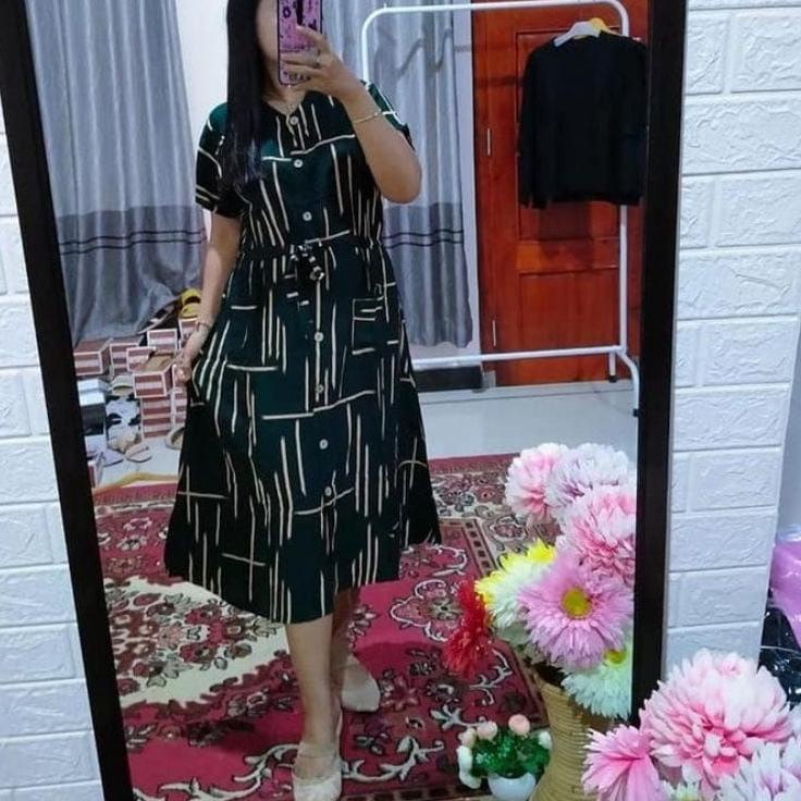 GIN.21De22ᵞ ◦ daster Andin motif pagar kekinian