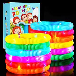 Mainan Anak POP TUBES Mainan POP PIPES LED Mainan Anak LIGHT UP POP PIPES LED