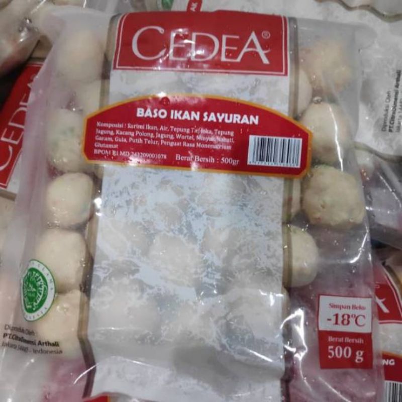 

Cedea Bakso Ikan 500gr/ Bakso Ikan Cedea