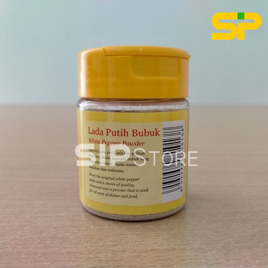 LADA PUTIH BUBUK Koepoe Koepoe 38gr / Lada Putih Bubuk Kupu Kupu 38 gr / White Pepper Powder