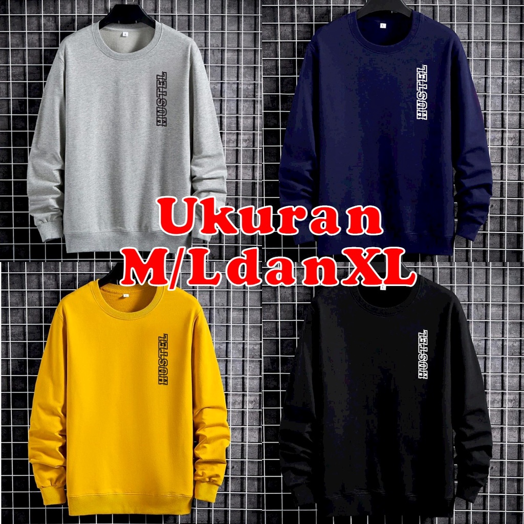 Asgard777 - BAJU SWITER HUSTEL / baju pria / baju panjang pria / baju pria distro / sweater pria