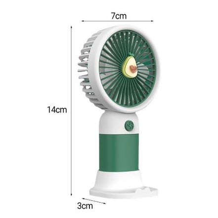 DS MF 99003 Kipas Angin Genggam Mini Portable Motif Buah / Kipas Angin Buah Cute Fan USB Charge