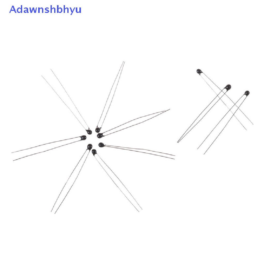 Adhyu 10pcs Sensor Suhu Termistor NTC-MF52-103 /3435 10K Ohm1% ID