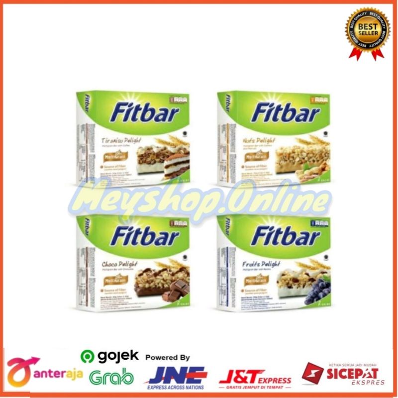 

Fitbar Multigrain 5x22gr COKLAT KACANG FRUITS TIRAMISU