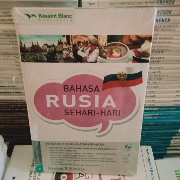 BUKU KAMUS BAHASA RUSIA SEHARAI-HARI + AUDIO