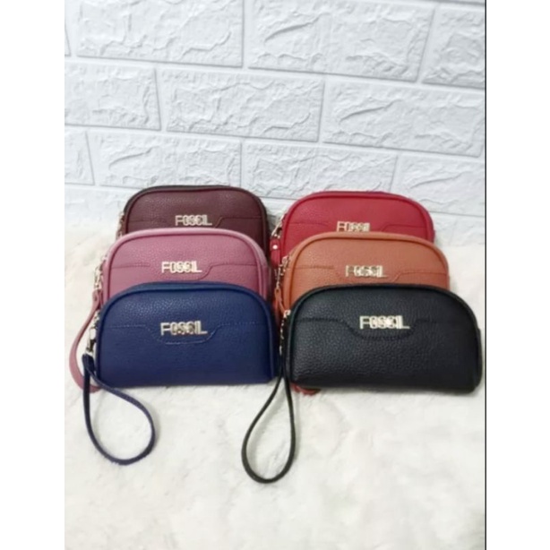 F05IL DOMPET WANITA BAHAN TEBAL DUA RUANG MASUK HP KEKINIAN