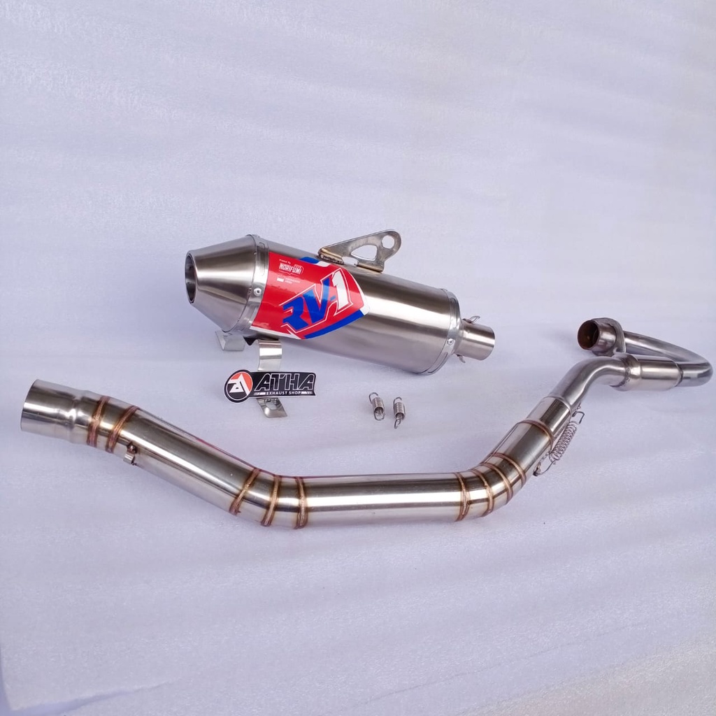 KNALPOT RACING NORIFUMI RV-1 BORE UP PNP WR155 KLX, DTRACKER, CRF / Knalpot Norifumi bore up