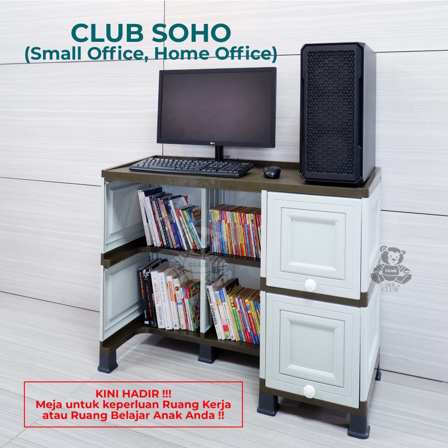 Meja Kerja / Kantor / Office / Belajar Plastik | CLUB SOHO Meja Laptop