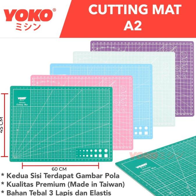 

Terlaris Cutting Mat 9Sea Ukuran - A2 60x45cm/Double Side - Dua Sisi (Nine Sea) Termurah