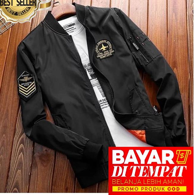 Jaket Bomber Pria Keren dan Tebal - Despo JET Army