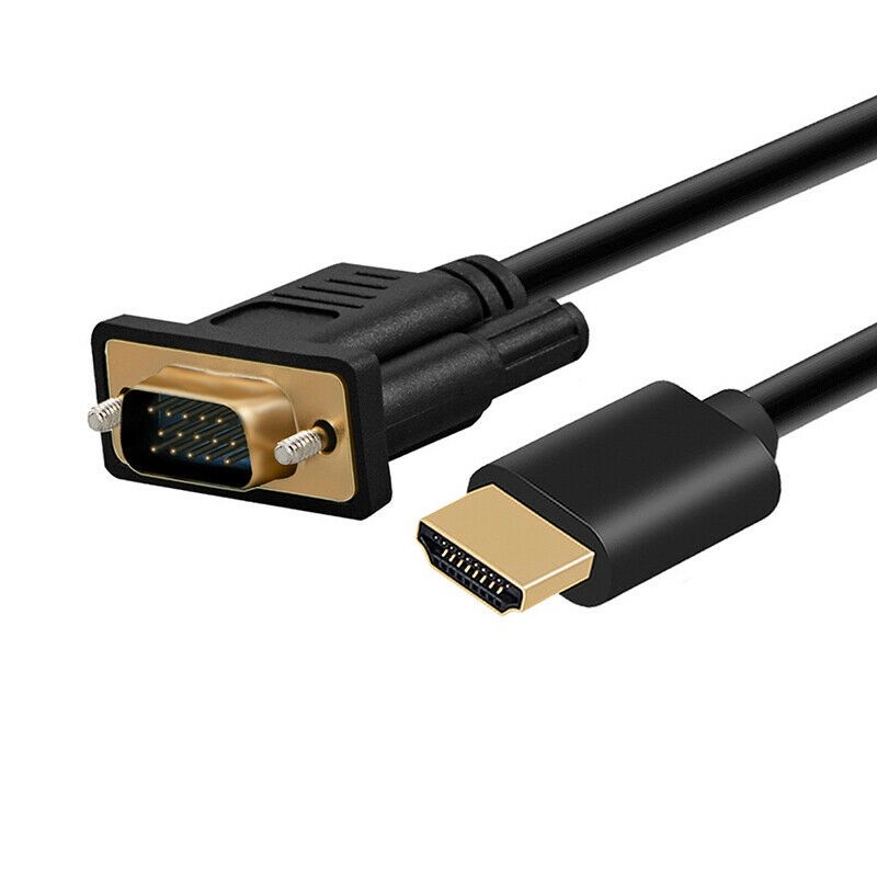 Kabel HDMI to VGA 1.8m HD Adapter Cable - HDMI male to VGA male - 1.8M 3M