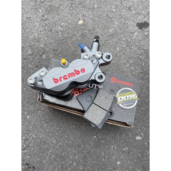 Kaliper Brembo axial 4p grey kaliper Brembo 4 piston axial import