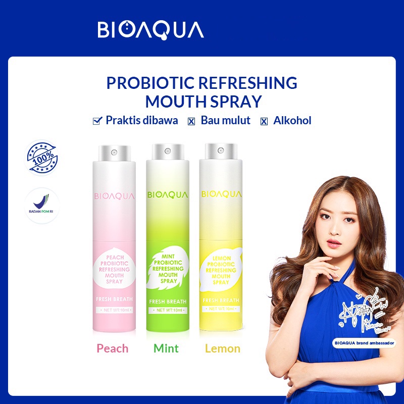 BIOAQUA Probiotic Refreshing Mouth Spray 10mL