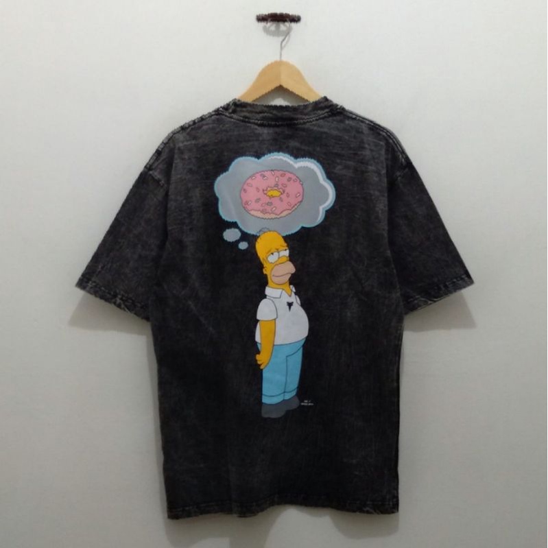 KAOS BAJU MCF SIMPSON DONAT TSHIRT TIE DYE OVERSIZE