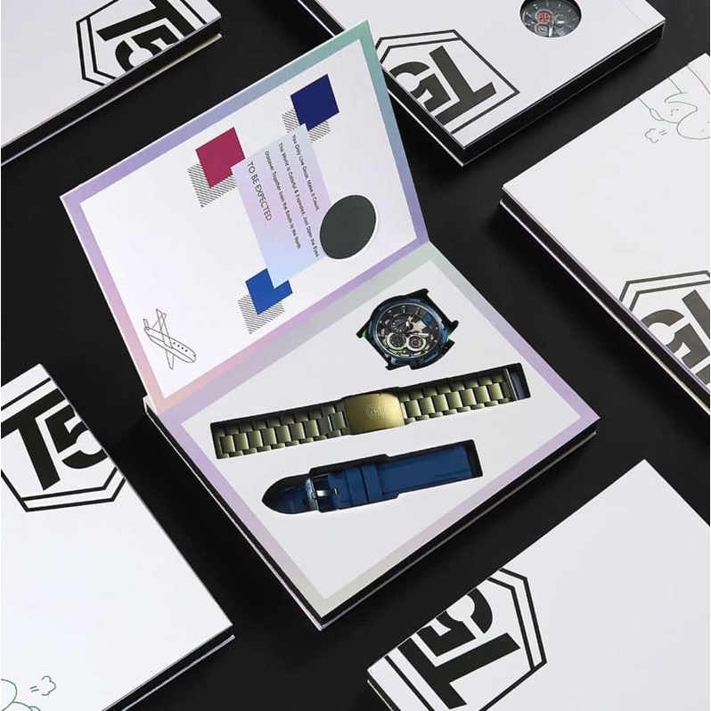 SPECIAL EDITION T5 H 3867G Original Stainless Steel Free Silicone Rubber Strap Chronograph Water Res