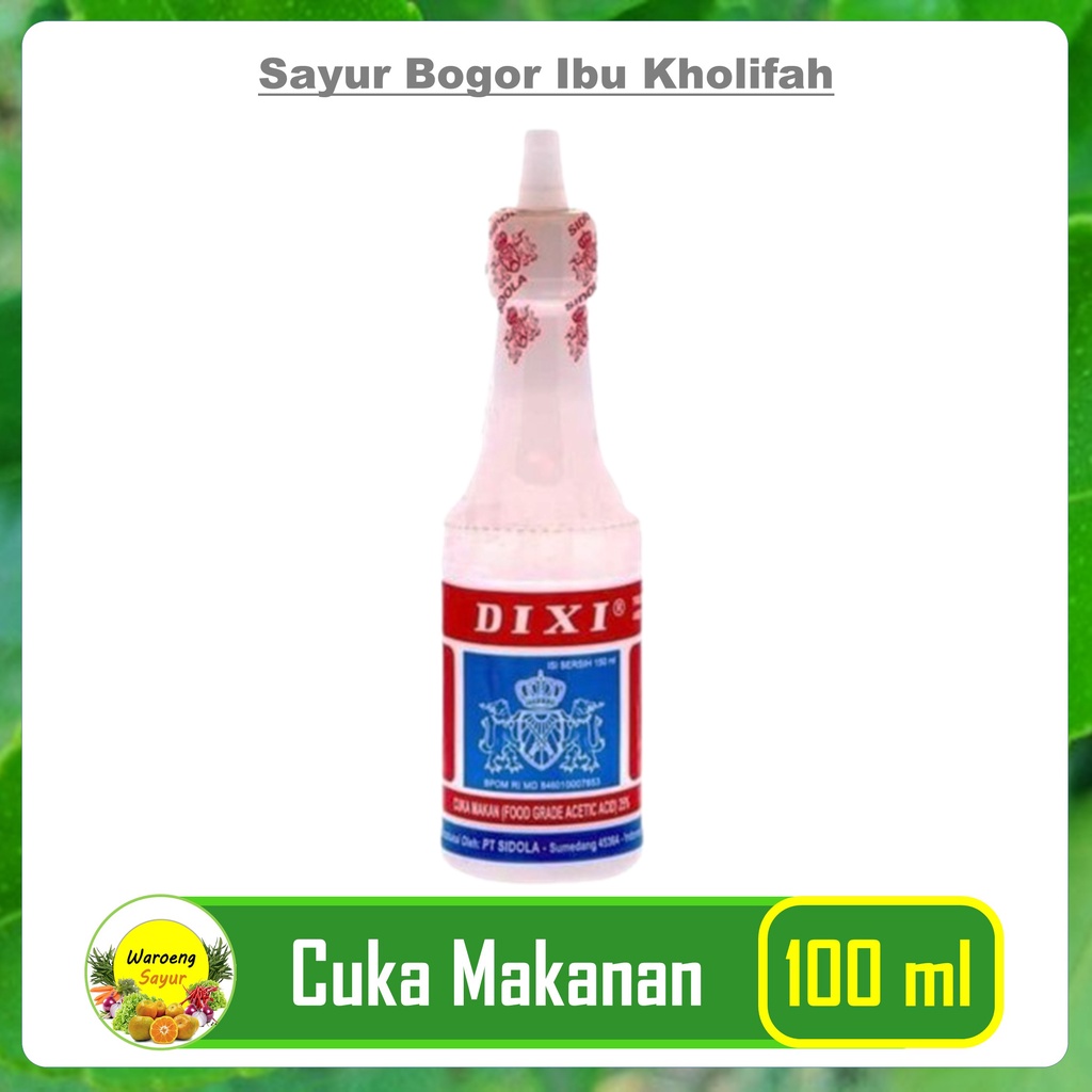 

Cuka Makanan 100 Ml Kebutuhan Bumbu Masak