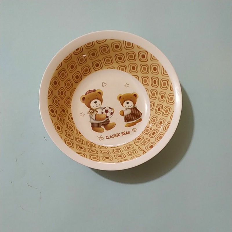 mangkok bakso melamine motif Panda 17cm. kwalitas terbaik . harga per pc