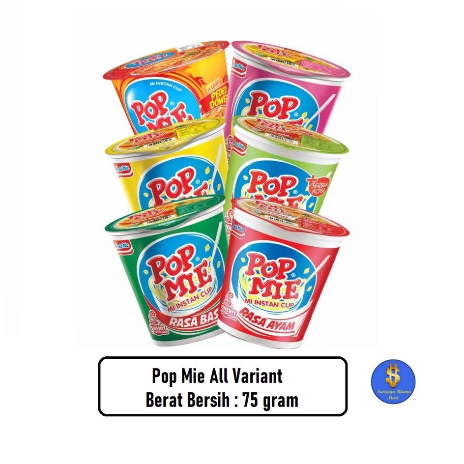 

Pop Mie mi Instan Cup 75gr All Variant-Mi Instant Cup Pop Mie All Variant