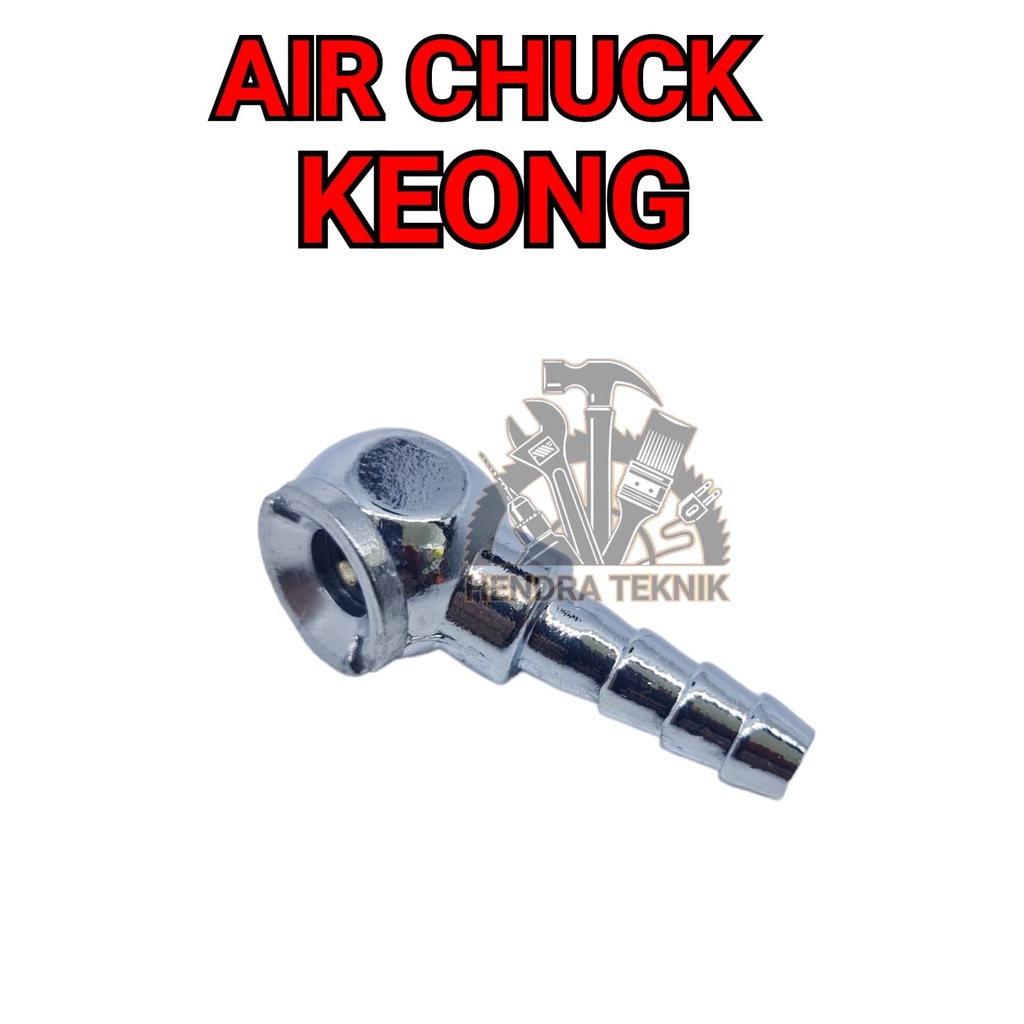 AIR CHUCK BULAT ZINC KEPALA POMPA ANGIN BAN ISIAN ANGIN BAN BULAT KEONG MURAH