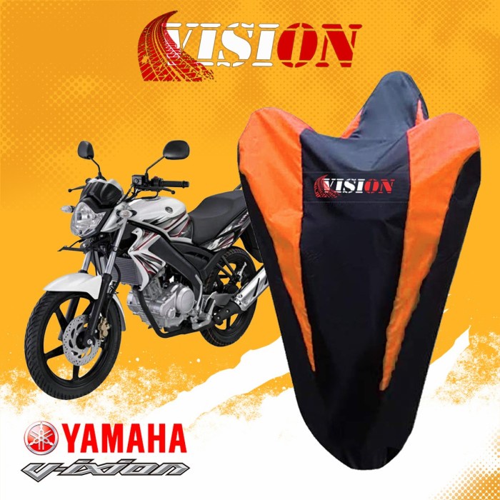 COVER MOTOR ,SARUNG MOTOR VISION YAMAHA VIXION SEMUA TAHUN WATERPROOF