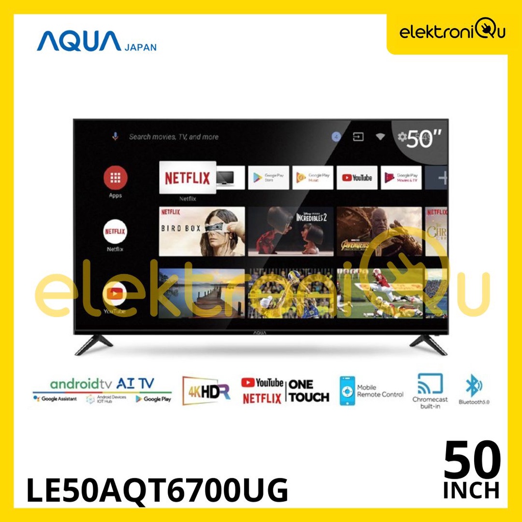 LED TV AQUA LE50AQT6700UG ANDROID TV 50 INCH