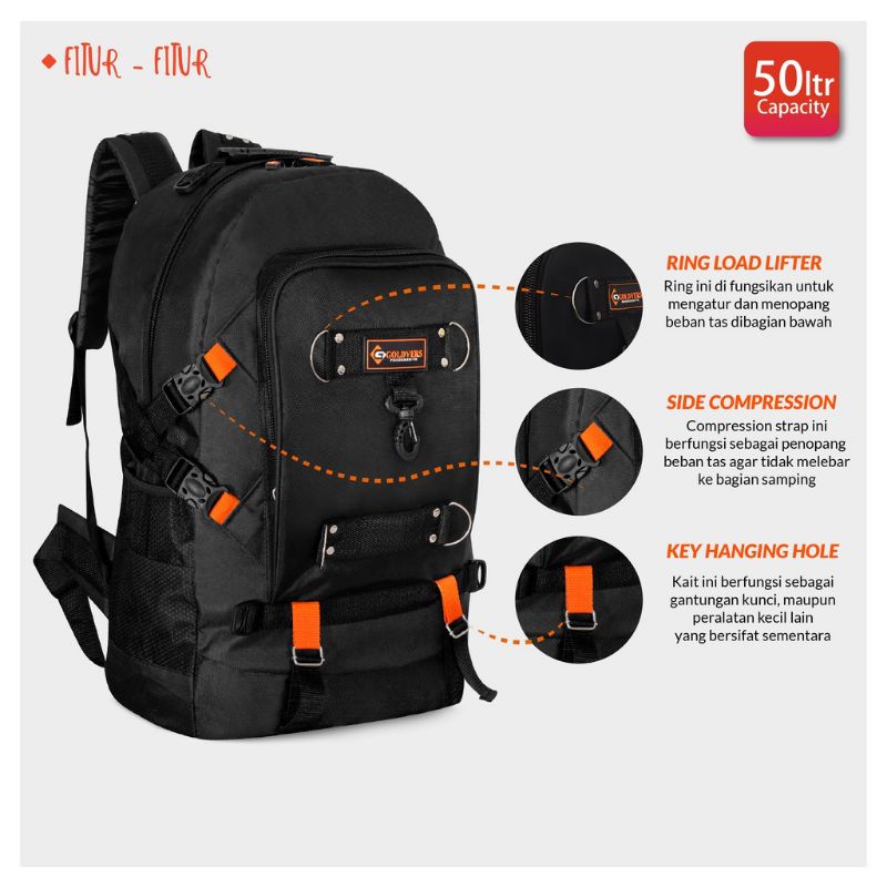 TAS RANSEL JUMBO KUAT MURAH, TAS HIKKING TAS MUDIK