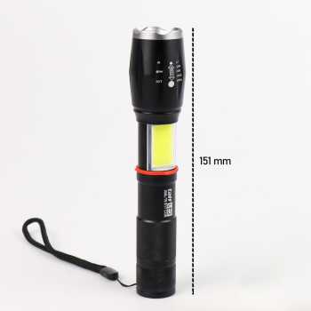 Senter LED Torch Multifungsi Cree XM-L T6 8000 Lumens Dengan Adaptor Baterai AAA dan 18650 / Senter Outdoor Camping Naik Gunung Waterproof Anti Air Lampu Terang Senter Petualangan Super Terang Jarak jauh / Senter Led Torch Hunting / Senter Lampu Darurat