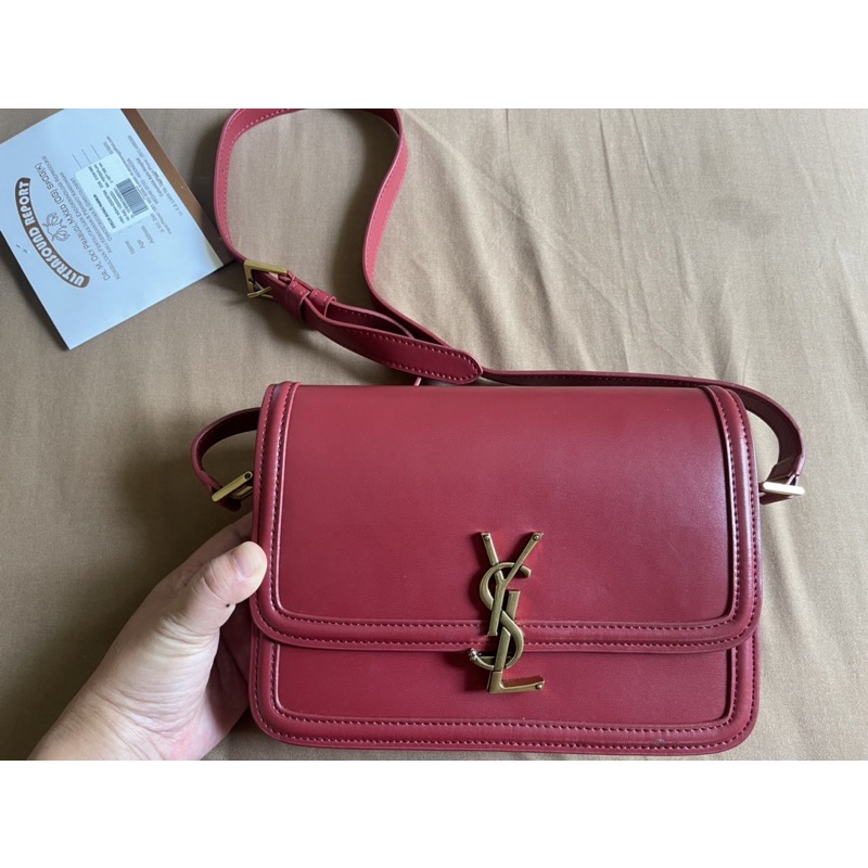 SALE Tas Sling YSL Saint Laurent medium Solferino shoulder bag Preloved