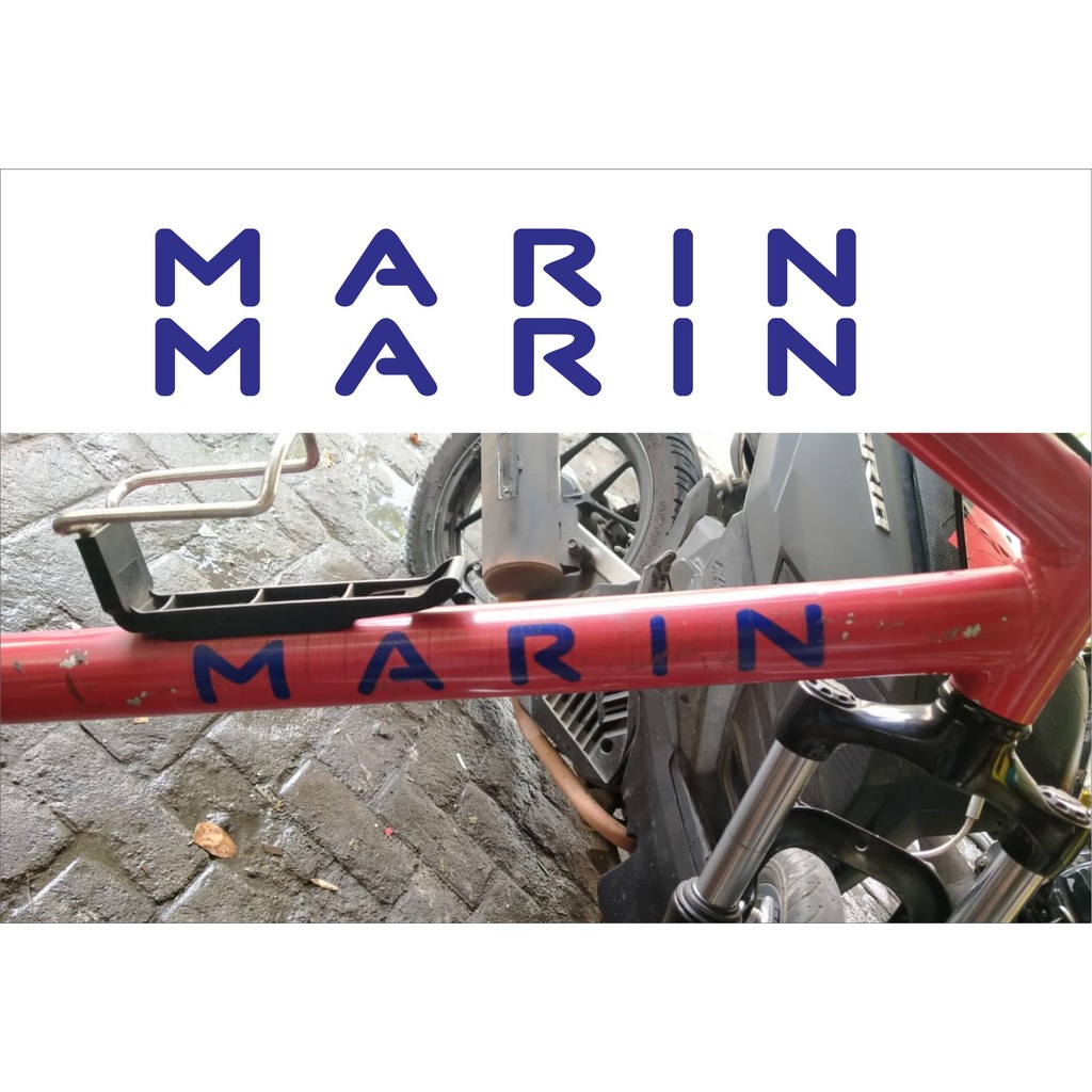 Cutting Sticker Sepeda Marin 1 set